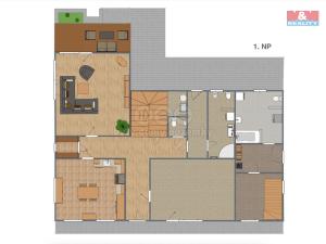 Prodej rodinného domu, Netvořice, Zelená, 310 m2