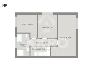 Prodej bytu 4+kk, Okrouhlo, 152 m2