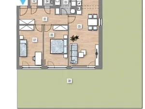 Prodej bytu 3+kk, Praha - Zličín, Strážovická, 82 m2