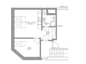 Pronájem bytu 2+kk, Roudnice nad Labem, Štěpárna, 38 m2