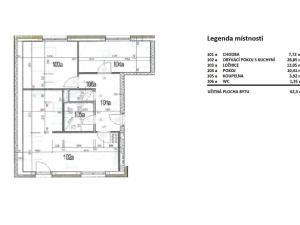 Prodej bytu 3+kk, Praha - Zličín, 69 m2