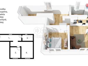Prodej bytu 2+kk, Trutnov - Horní Předměstí, Švábenicova, 59 m2
