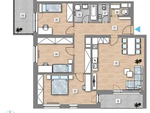 Prodej bytu 4+kk, Praha - Zličín, Strážovická, 101 m2