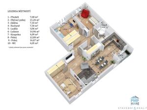 Pronájem bytu 4+1, Bohuslavice, 100 m2