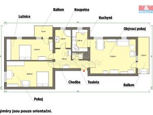 Pronájem bytu 3+kk, Mariánské Lázně, Křižíkova, 92 m2