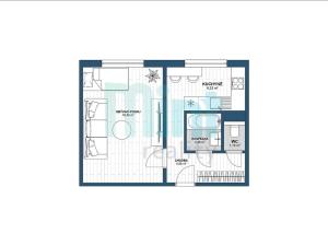 Pronájem bytu 1+1, Ostrava, Bulharská, 34 m2