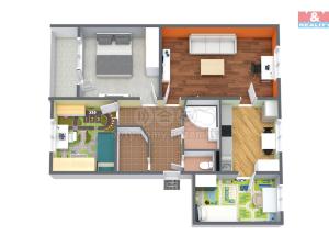 Prodej bytu 4+1, Planá, Bohušova, 96 m2