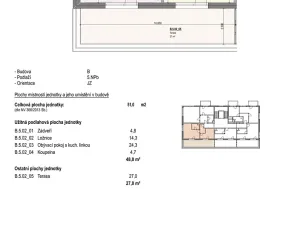 Prodej bytu 2+kk, Brno, Kalová, 51 m2
