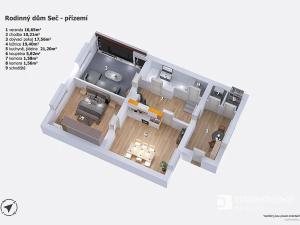 Prodej rodinného domu, Seč, Čáslavská, 103 m2