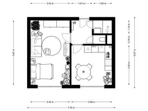 Prodej bytu 2+kk, Praha - Libuš, Na domovině, 38 m2