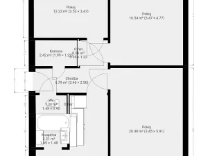 Prodej bytu 3+1, Boskovice, Bílkova, 72 m2