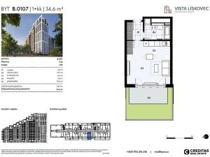 Prodej bytu 1+kk, Brno, 34 m2