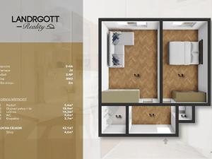 Prodej bytu 2+kk, Praha, Ondříčkova, 45 m2
