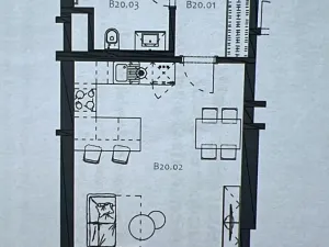 Pronájem bytu 1+kk, Praha - Hostavice, Hrabovská, 46 m2
