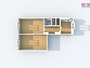 Prodej bytu 2+1, Ústí nad Labem - Střekov, Železničářská, 60 m2
