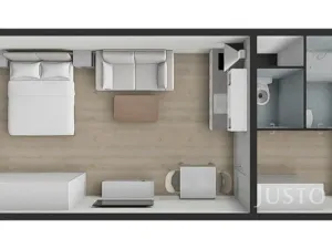 Prodej bytu 1+kk, Písek, třída Přátelství, 26 m2