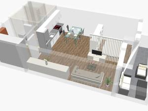 Pronájem bytu 1+kk, Brno, Hybešova, 46 m2