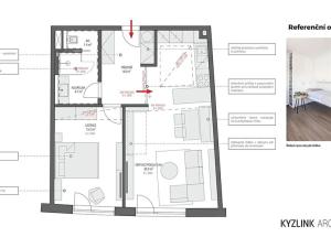 Prodej bytu 2+kk, Brno, Bystrcká, 59 m2