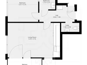 Pronájem bytu 2+kk, Praha - Stodůlky, Hábova, 52 m2