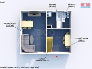 Prodej chaty, Drahoňův Újezd, 45 m2