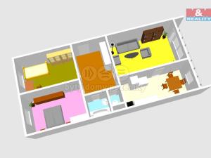 Prodej bytu 3+1, Čáslav - Čáslav-Nové Město, R. Těsnohlídka, 70 m2