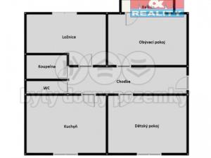 Prodej bytu 3+1, Teplice - Prosetice, Pod hvězdárnou, 74 m2