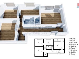 Prodej bytu 3+1, Olomouc - Holice, U cukrovaru, 71 m2