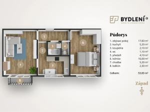 Prodej bytu 2+1, Teplice, Libušina, 51 m2