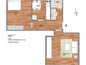 Prodej bytu 2+1, Dolní Bousov, 56 m2
