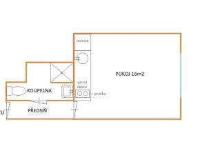 Pronájem bytu 1+kk, Brno, Antonínská, 25 m2