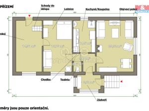 Prodej rodinného domu, Lubenec, Jelení, 67 m2