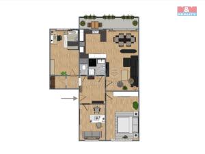 Prodej bytu 4+1, Litvínov - Janov, Luční, 79 m2