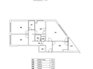 Pronájem bytu 4+1, Praha - Krč, Panuškova, 120 m2