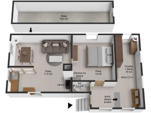 Prodej chaty, Mrač, 47 m2