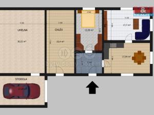 Prodej rodinného domu, Chlístovice - Zdeslavice, 80 m2