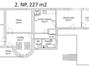 Prodej vícegeneračního domu, Horní Loučky, 370 m2