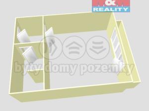 Pronájem bytu 1+kk, Ostrava - Moravská Ostrava, U Parku, 25 m2