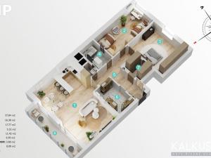 Prodej bytu 3+kk, Hradec Králové - Pražské Předměstí, Kuklenská, 101 m2