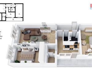 Prodej bytu 3+1, Nové Město nad Metují, Malecí, 64 m2