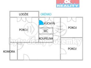 Pronájem bytu 3+kk, Šternberk, U Střelnice, 61 m2