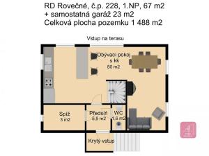 Prodej chalupy, Rovečné, 132 m2