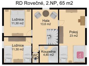 Prodej chalupy, Rovečné, 132 m2