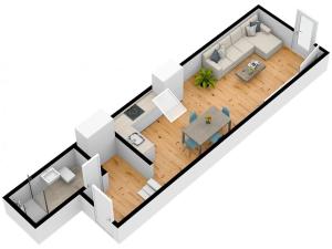 Pronájem bytu 1+kk, Lanškroun, nám. J. M. Marků, 36 m2