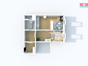 Prodej bytu 2+kk, Ústí nad Labem - Všebořice, Spartakiádní, 37 m2