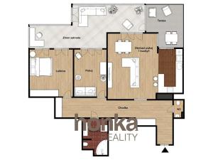 Prodej bytu 3+kk, Praha - Záběhlice, Hyacintová, 164 m2