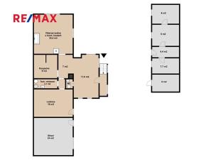 Prodej rodinného domu, Křenice, 80 m2