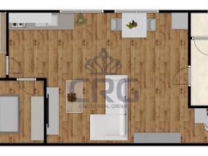 Pronájem bytu 2+kk, Hrušovany u Brna, Masarykova, 50 m2
