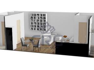 Pronájem bytu 2+kk, Hrušovany u Brna, Masarykova, 50 m2
