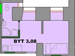 Pronájem bytu 1+kk, Brno, Koliště, 24 m2