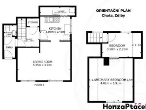 Prodej chaty, Zdiby, Jabloňová, 59 m2